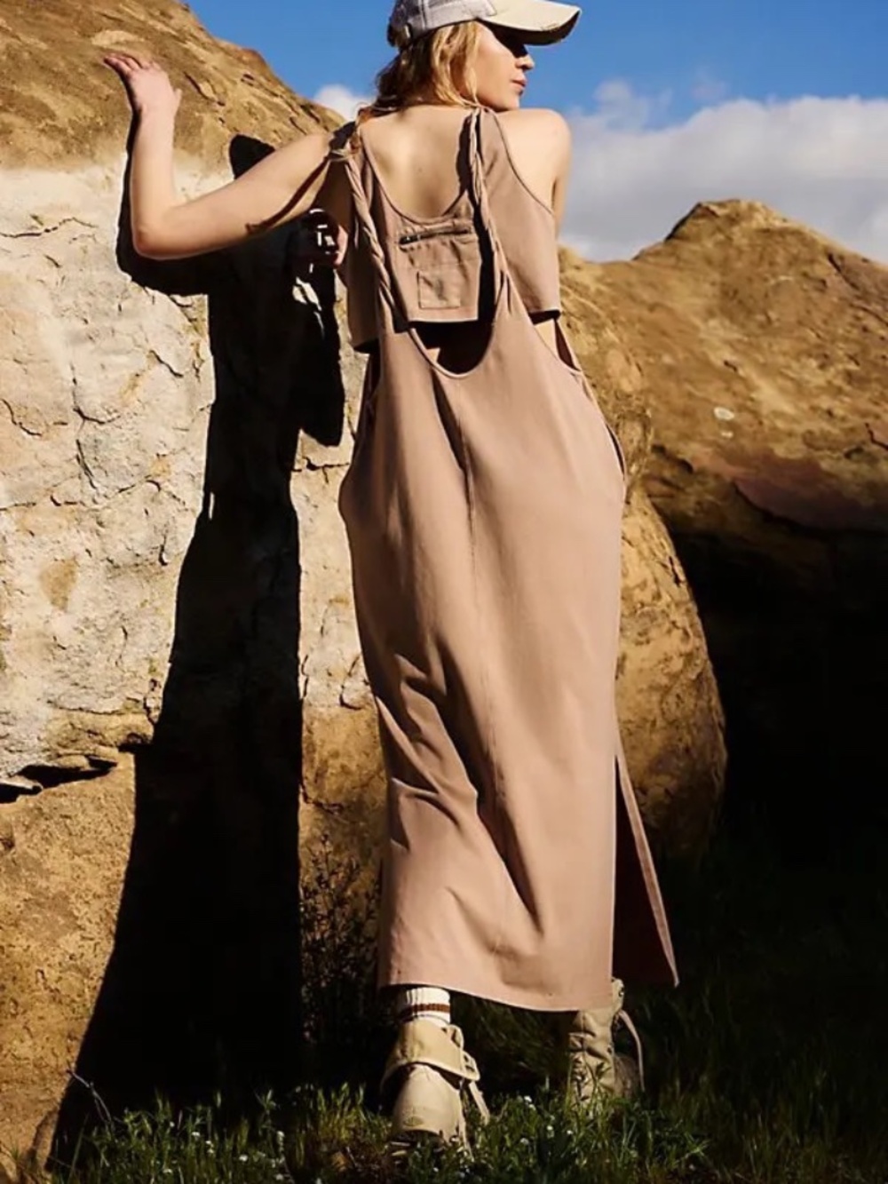 FP Movement Free People Hot Shot Twist Back Maxi Dress